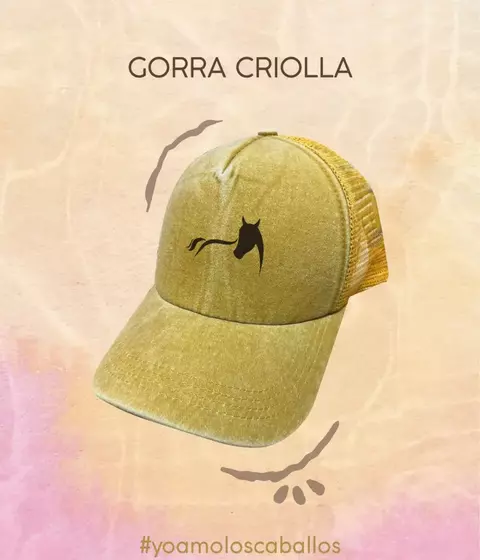 GORRA HORSE LOVE AMARILLA