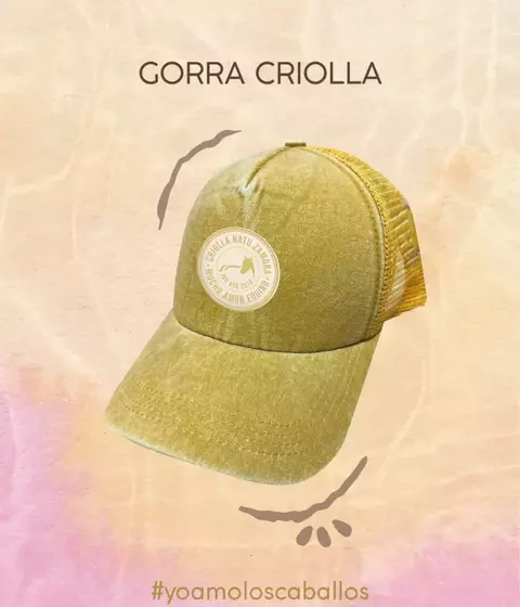 GORRA HORSE TOP AMARILLA