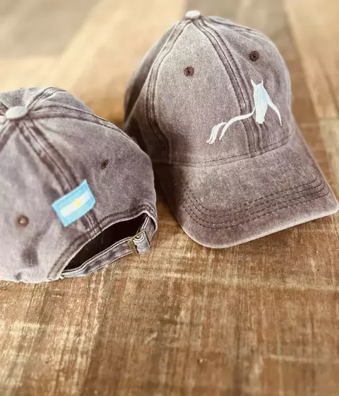 GORRA GABARDINA CHOCOLATE
