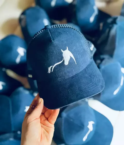 GORRA BLUE GAMUZADA TOP