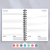 Caderno Capa Personalizada (miolo 7 opções de cores) - Papelaria Cor & Papel