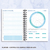Imagem do Planner Permanente - Horizontal Azul