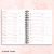 Planner Permanente - Vertical Rose - loja online