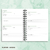 Planner Datado 2025 - Vertical Verde - Papelaria Cor & Papel