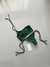 Bikini un hombro verde selva
