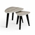Mesa auxiliar triángulo conjunto 2 unid. - comprar online
