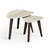 Mesa auxiliar triángulo conjunto 2 unid. - comprar online