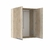 Ropero Modular 90x60x200 M Alto Rebatible+M Bajo Cajonero