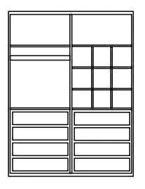 Ropero Murcia 180X225 Mod.3_2 ptas. melamina - comprar online