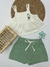 Conjunto Blusa e Shorts Saia em Malha Texturizada - comprar online