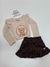 Conjunto Casaco manga longa + Saia