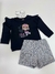 Conjunto Short + Casaco Feminino Time Kids
