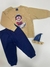 Conjunto Calça + Casaco Masculino Ursinho na Neve