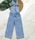 Jardineira jeans wide leg - comprar online