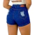 Bermuda Feminina Jeans Feminino Destroyed com Zíper no Look na internet