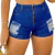 Bermuda Feminina Jeans Feminino Destroyed com Zíper no Look - Look dress