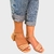 Sandália salto baixo 3 tiras - comprar online