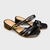 Sandália salto tira strass - comprar online