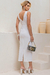 Vestido Midi Isabela Off White - comprar online