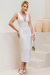 Vestido Midi Isabela Off White