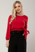 Blusa Chiffon Vermelho Scarlet