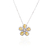 COLAR BRUNA CINCO PETALAS EM GOTA - YELLOW