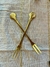 Pinches dorado x 6 - comprar online
