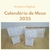 Calendário de Mesa 2025 - Arquivo Digital
