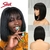 Peruca curta cabelo humano - comprar online
