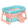Banheira para Bebê Infantil Retrátil Dobrável Modelo Ofurô C/ Termometro
