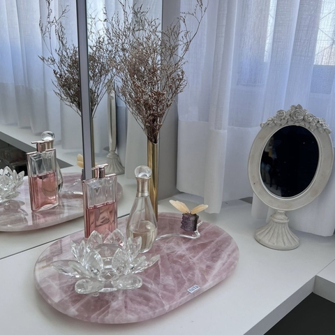 Bandeja facetada Oval