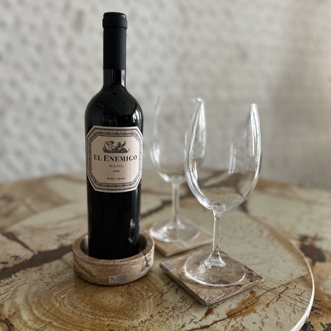 Porta vinho e Porta taças