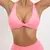 Top Torcido com Decote em x nas Costas sem Costura - Fitness