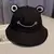 2021 novo pai-filho dos desenhos animados sapo balde chapéu panamá chapéu de pesca bonito chapéu froggy homme femme bob chapeau sol ao ar livre pescador chapéu - Capibara Senpai