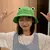 2021 novo pai-filho dos desenhos animados sapo balde chapéu panamá chapéu de pesca bonito chapéu froggy homme femme bob chapeau sol ao ar livre pescador chapéu