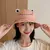 2021 novo pai-filho dos desenhos animados sapo balde chapéu panamá chapéu de pesca bonito chapéu froggy homme femme bob chapeau sol ao ar livre pescador chapéu - loja online