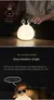Desenhos animados Slug LED Night Light, Quarto dormindo proteção para os olhos, Silicone cabeceira piso lâmpadas, Baby Feeding TableLamp, Room Decor Brinquedos - Capibara Senpai