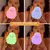 Luzes noturnas em forma de pêra para crianças, Dimmable Silicone Nightlight, Carregamento USB, Quarto, Quarto de cabeceira, Bonito, 7 cores - comprar online