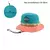 Japonês dobrável chapéu de secagem rápida feminino suffolk chapéu de peixe viseira bacia chapéu verão saco de sol canadá lazer férias - comprar online