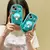 3d bonito capibara soprando bolha descompressão caso de telefone para iphone 15 14 13 12 11 pro max à prova de choque escudo de silicone macio engraçado - loja online