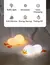 Doudou Duck Night Light para Crianças, Soft Eye Care, Carregamento USB, Timing Automatic Clap, Silicone Lamp, Gift, 1Pc - Capibara Senpai
