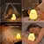 Luzes noturnas em forma de pêra para crianças, Dimmable Silicone Nightlight, Carregamento USB, Quarto, Quarto de cabeceira, Bonito, 7 cores - comprar online