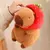 Capybara Anime de pelúcia fofa, pelúcia kawaii, bichos de pelúcia fofos, boneca macia, presente para criança, simulação de pelúcia - Capibara Senpai