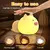 Crianças piggy silicone luz da noite recarregável led toque bonito lâmpada 3 modos macio piggy luz da noite bonito lâmpada para berçário quarto do bebê - loja online