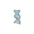 4 pçs ciência esmalte pino microscópio copo químico molecular dna ferramenta experimental biológica broches de metal emblemas para mochila - Capibara Senpai