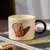 Capybara Caneca De Café De Cerâmica, Série Do Vintage, Impressão Dos Desenhos Animados, Copo De Água, Conjunto De Tampa, Casa, Café, Xícaras Da Tarde, Presente Do Amigo, Bonito na internet