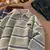 Camisola de gola alta listrada masculina, camisas polo, malhas quentes, jumper j