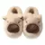 Chinelos de capivara de pelúcia bonitos chinelos de dedo fechado confortáveis sapatos de casa antiderrapantes sapatos de caminhada peludos para quarto interno