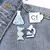 4 pçs ciência esmalte pino microscópio copo químico molecular dna ferramenta experimental biológica broches de metal emblemas para mochila