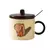 Capybara Caneca De Café De Cerâmica, Série Do Vintage, Impressão Dos Desenhos Animados, Copo De Água, Conjunto De Tampa, Casa, Café, Xícaras Da Tarde, Presente Do Amigo, Bonito - comprar online